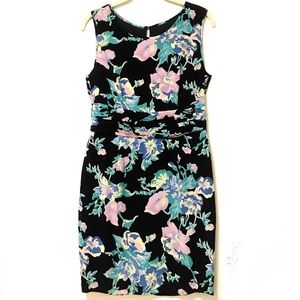 Silk Floral Dress NWOT - Size M